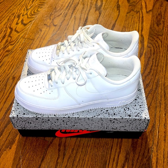 Nike Air Force 1Color- White Size 12Worn 2 times in good condition